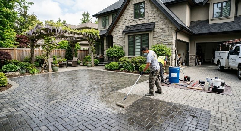 Pavers Sealing in Alpharetta, GA