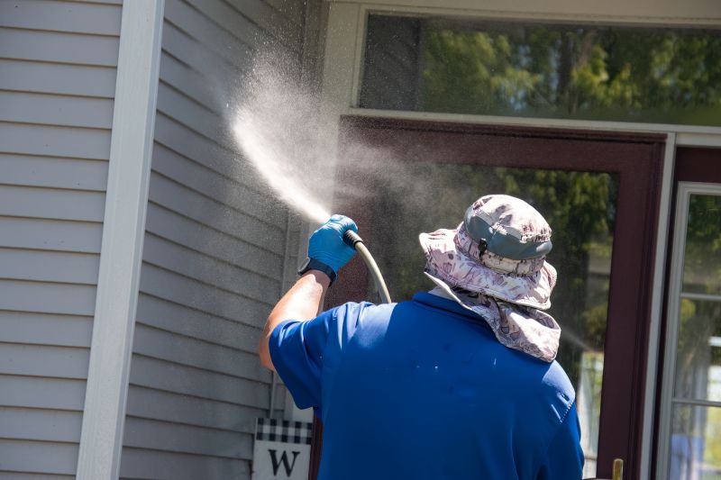 Local Exterior House Washing pros at work